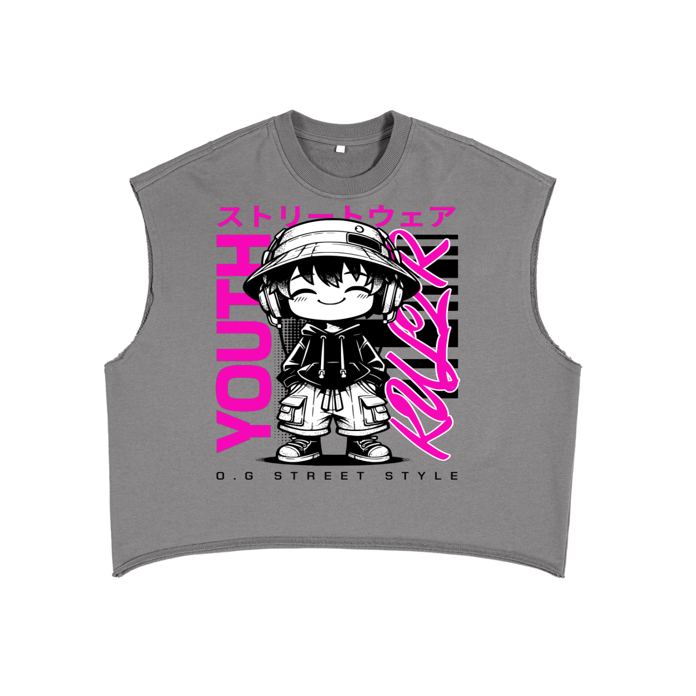 French Terry Boxy Tank Top