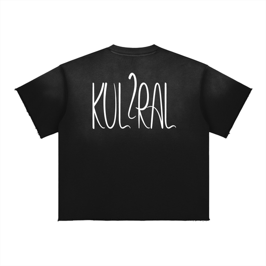 Sun Fade Raw Edge T-Shirt