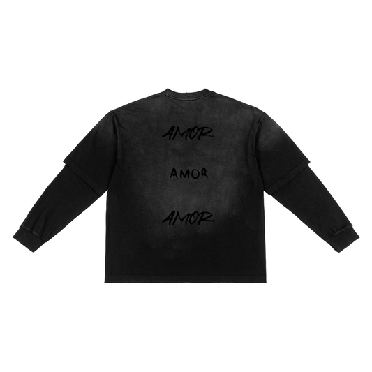 Sunfade Hand-Frayed Two-Piece T-Shirt